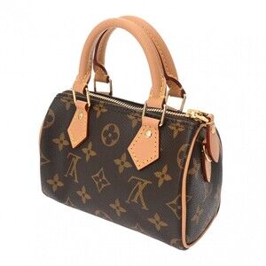 Louis Vuitton Canvas Brown Shoulder Speedy Monogram Bag